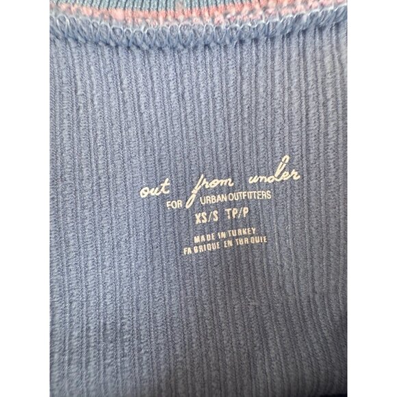 Urban Outfitters Out From Under Go For Gold Seamless Top in Blue Womens Size XS - Picture 6 of 8